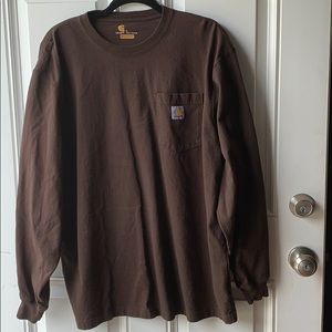 New without tags Carhartt long sleeve shirt size L